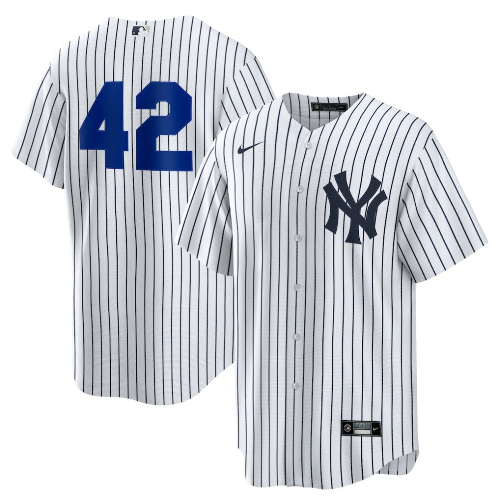 New York Yankees Home  2025 Jackie Robinson Day Replica Jersey - White | Nike
