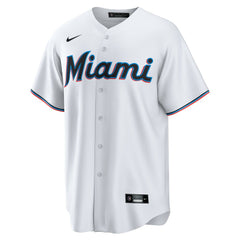 Miami Marlins Home  2025 Jackie Robinson Day Replica Jersey - White | Nike