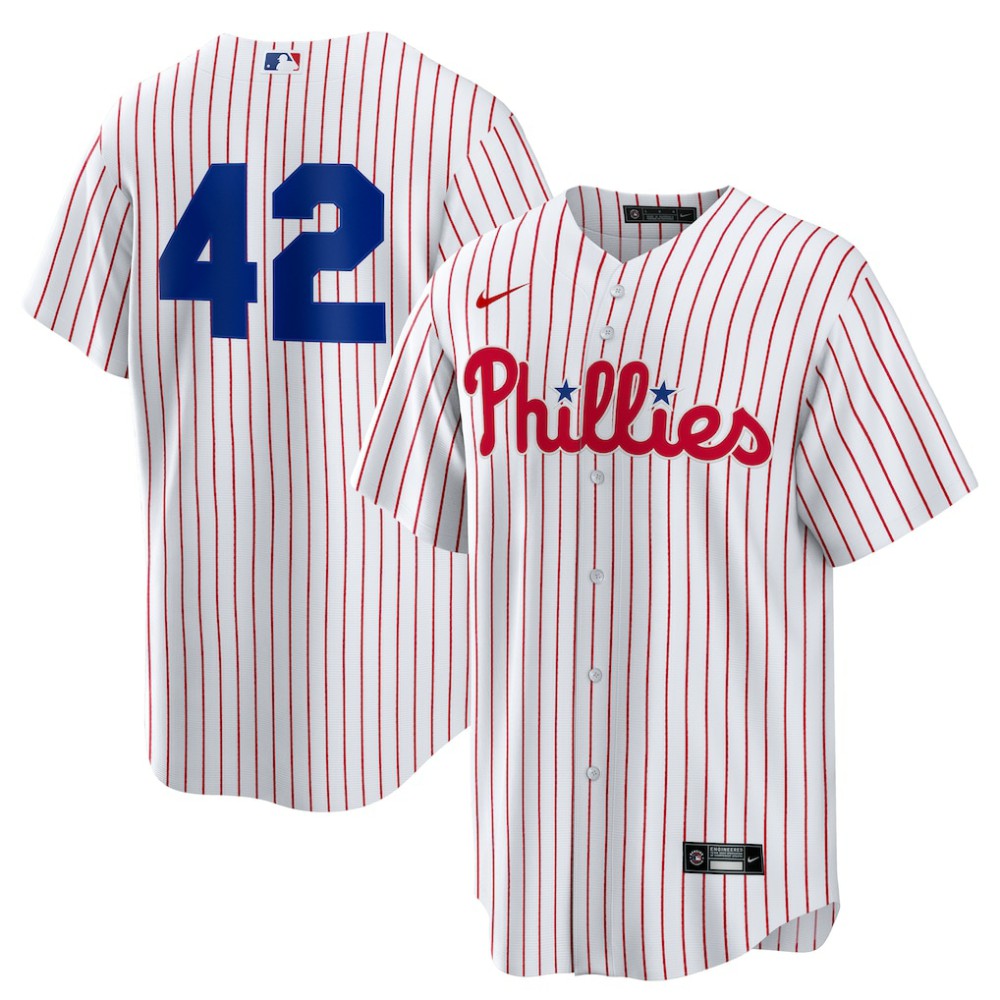 Philadelphia Phillies Home  2025 Jackie Robinson Day Replica Jersey - White | Nike