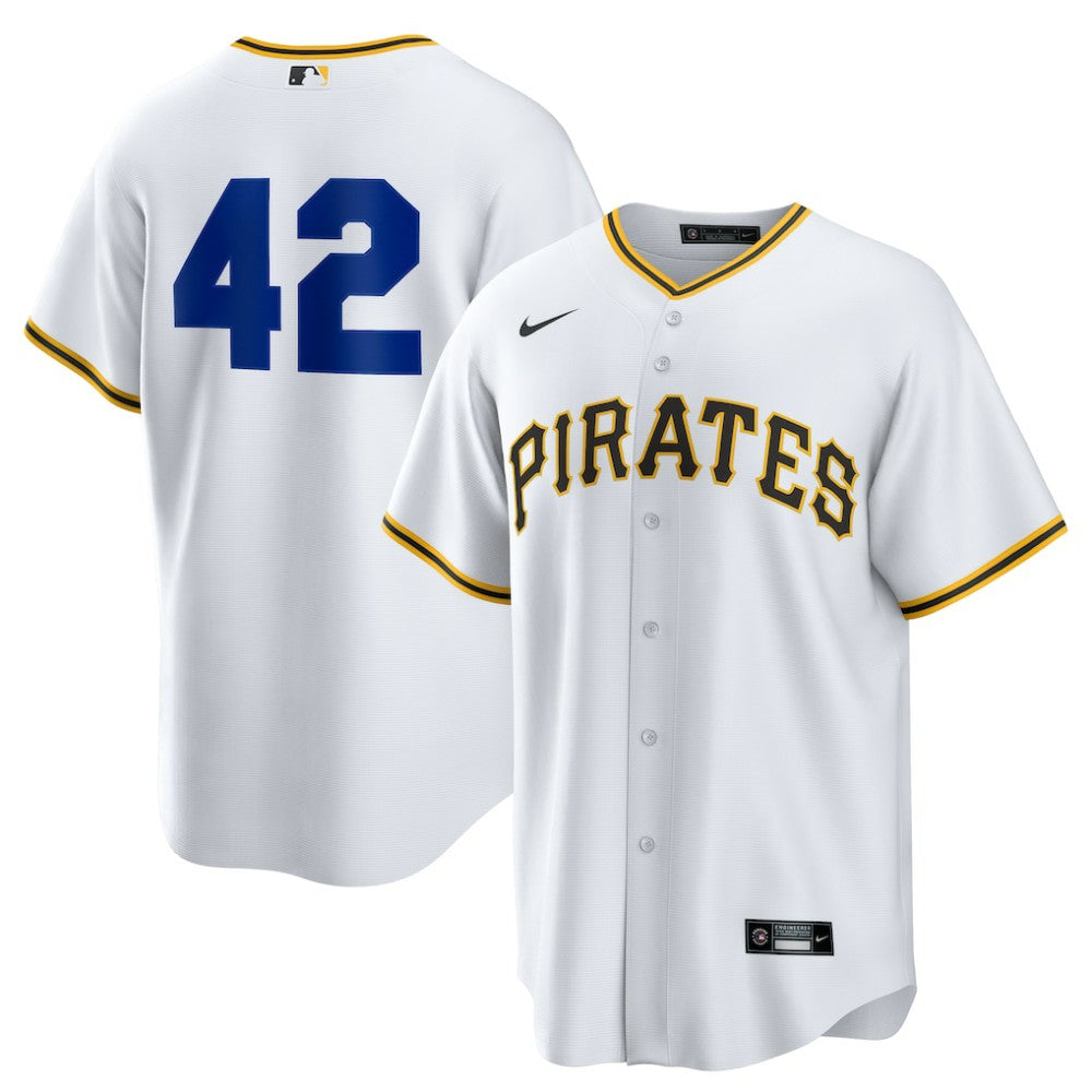 Pittsburgh Pirates Home  2025 Jackie Robinson Day Replica Jersey - White | Nike