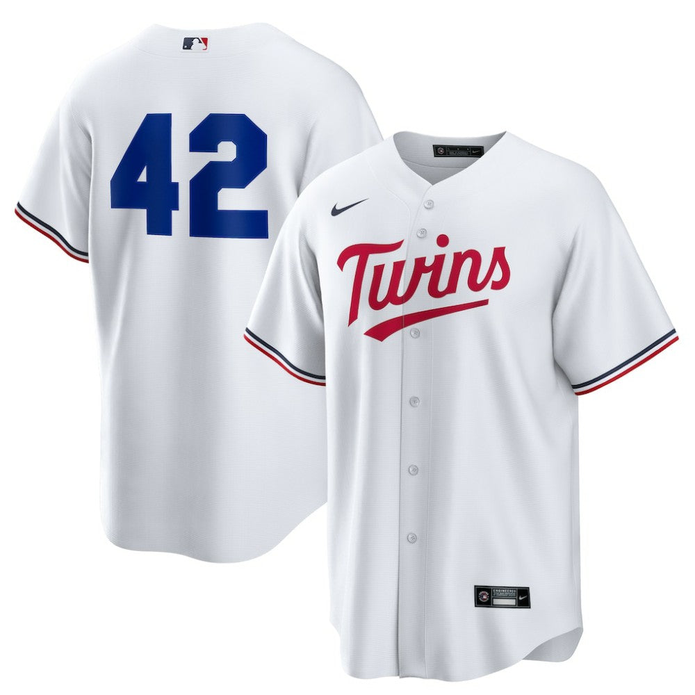 Minnesota Twins Home  2025 Jackie Robinson Day Replica Jersey - White | Nike
