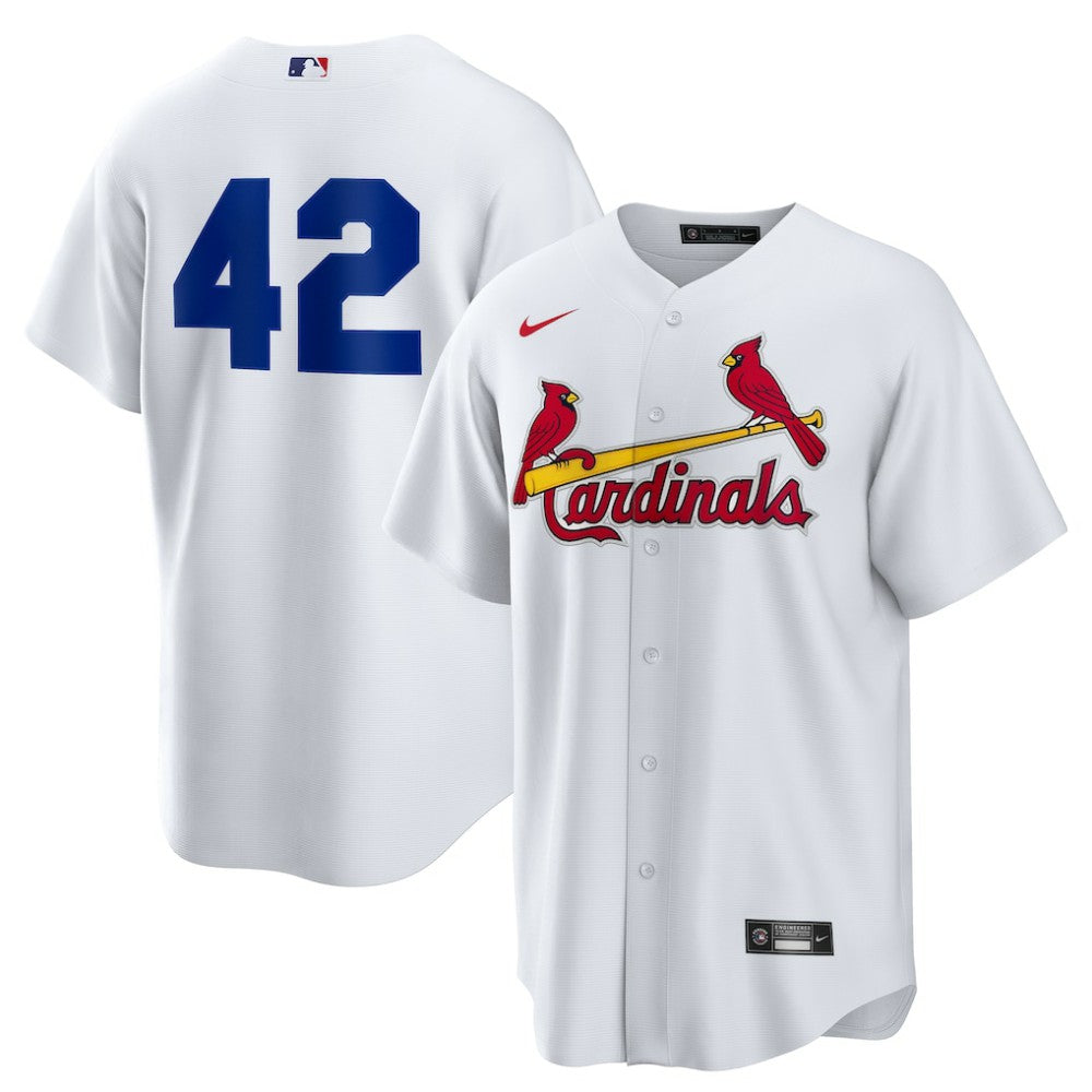 St. Louis Cardinals Home  2025 Jackie Robinson Day Replica Jersey - White | Nike