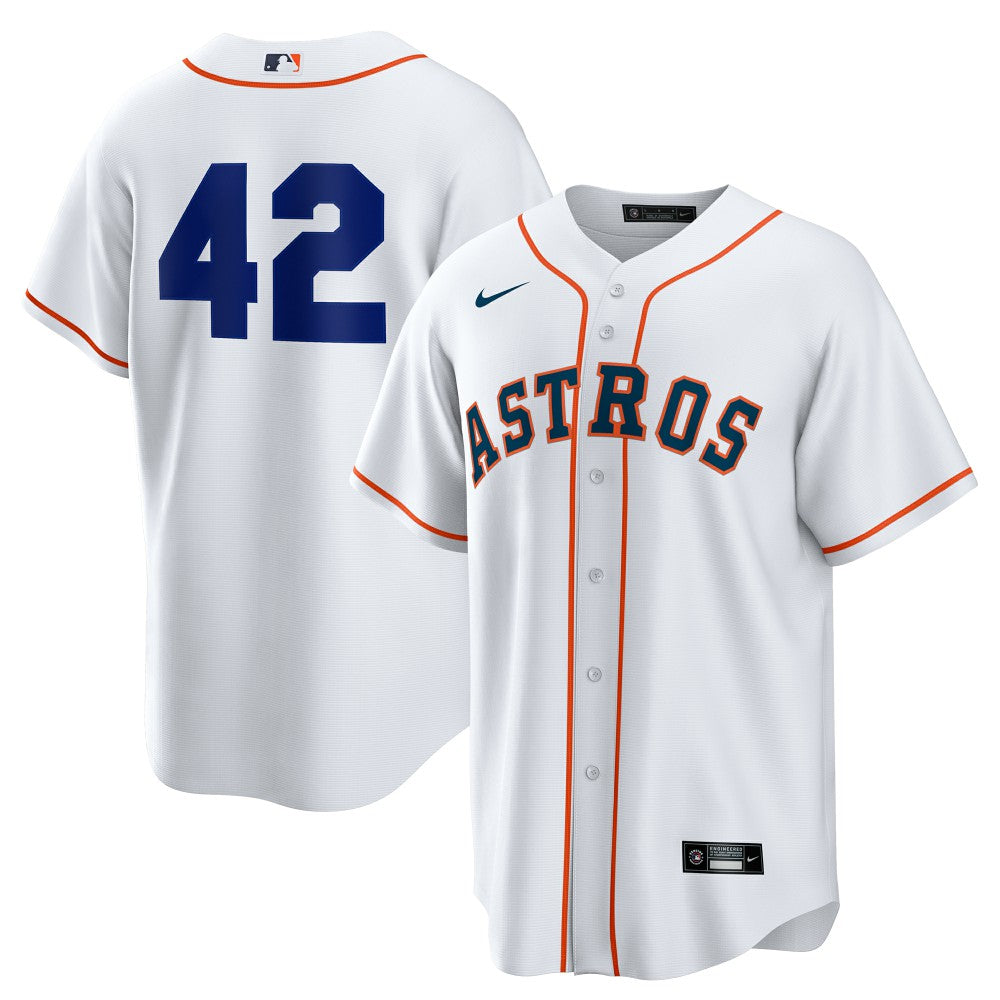 Houston Astros Home  2025 Jackie Robinson Day Replica Jersey - White | Nike