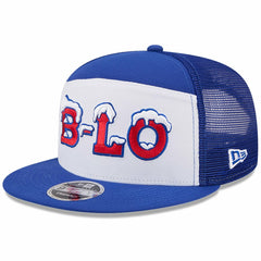 Buffalo Bills New Era 2025 Rivalries Collection Team Split Panel 9FIFTY Snapback Hat - White/Royal cheap
