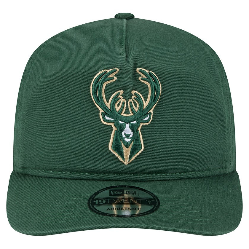 Milwaukee Bucks Cotton 19TWENTY Adjustable Hat - Hunter Green | New Era sale
