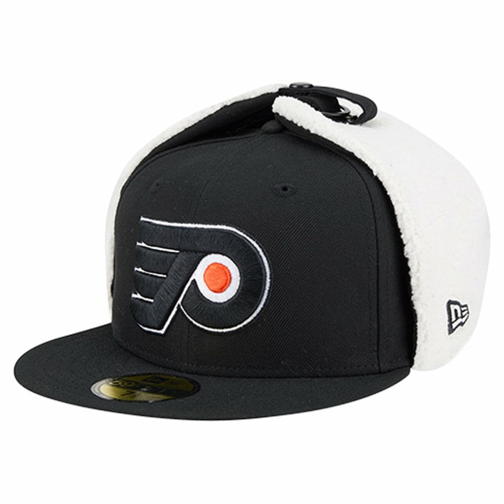Philadelphia Flyers New Era Injection Dog Ear Classic Fitted Hat Black