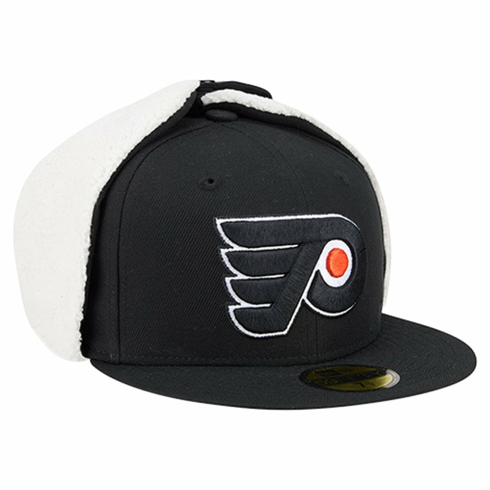Philadelphia Flyers New Era Injection Dog Ear Classic Fitted Hat Black