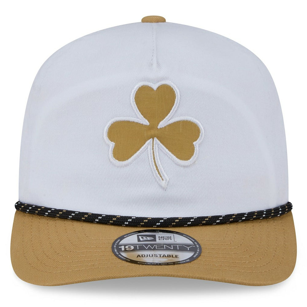 Boston Celtics 2025/26 City Edition 19TWENTY Adjustable Hat - White/Gold | New Era discount