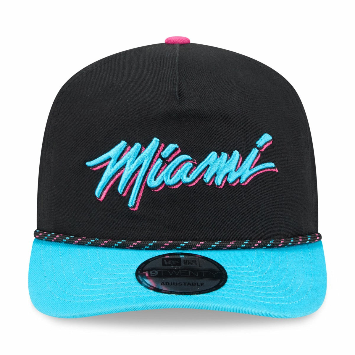 Miami Heat 2025/26 City Edition 19TWENTY Adjustable Hat - Black/Turquoise | New Era on sale