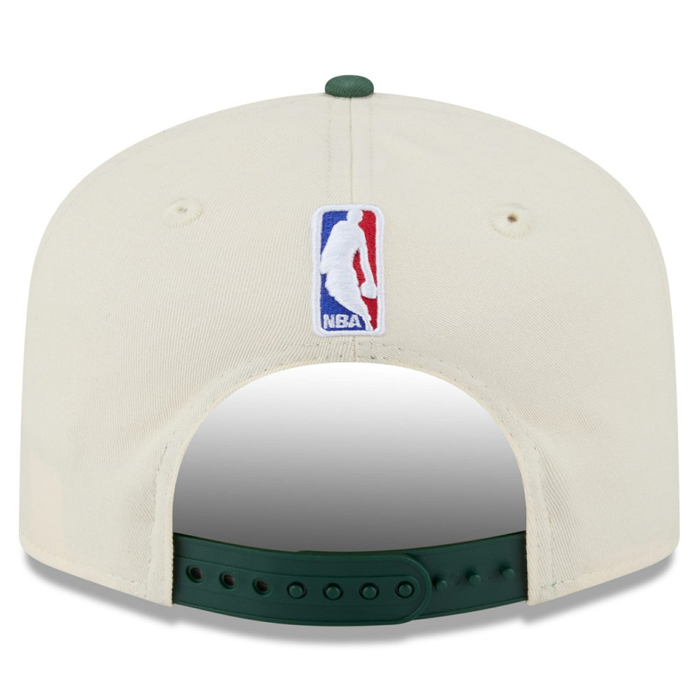 Milwaukee Bucks 2025/26 City Edition 19TWENTY Adjustable Hat - Cream/Hunter Green | New Era for sale