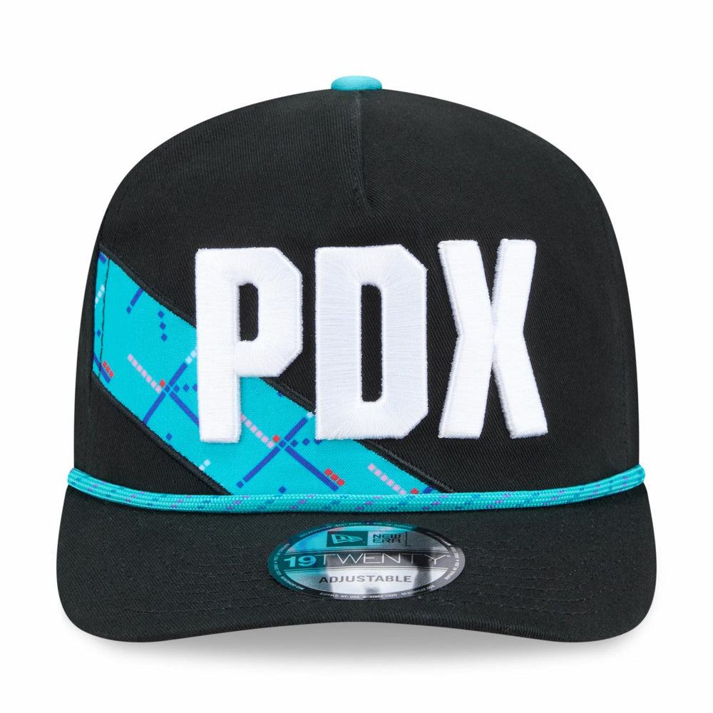 Portland Trail Blazers 2025/26 City Edition 19TWENTY Adjustable Hat - Black | New Era on sale