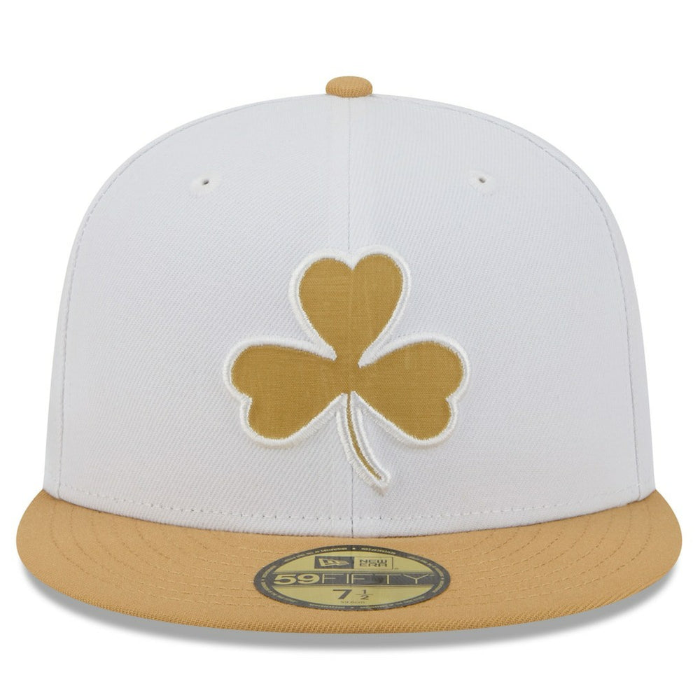Boston Celtics 2025/26 City Edition 59FIFTY Fitted Hat - White/Gold | New Era sale