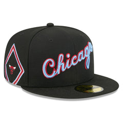 Chicago Bulls 2025/26 City Edition 59FIFTY Fitted Hat - Black | New Era outlet