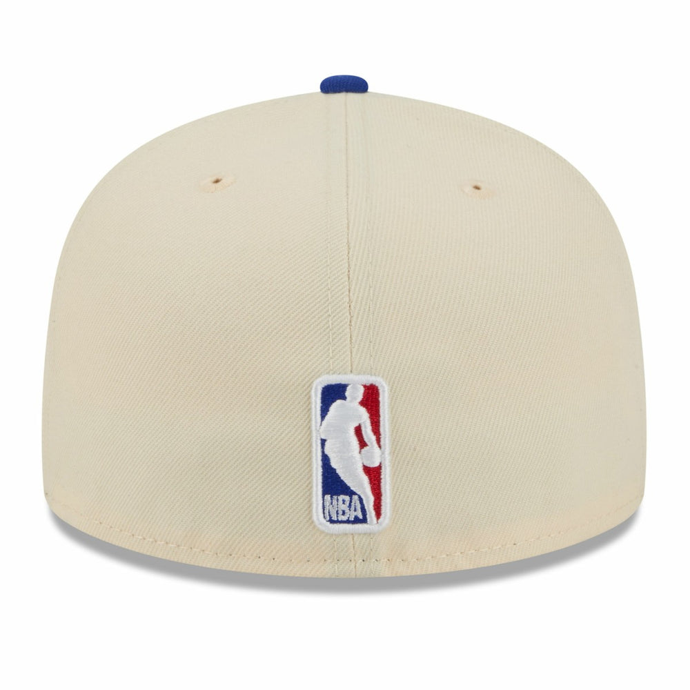 New York Knicks 2025/26 City Edition 59FIFTY Fitted Hat - Cream/Blue | New Era outlet
