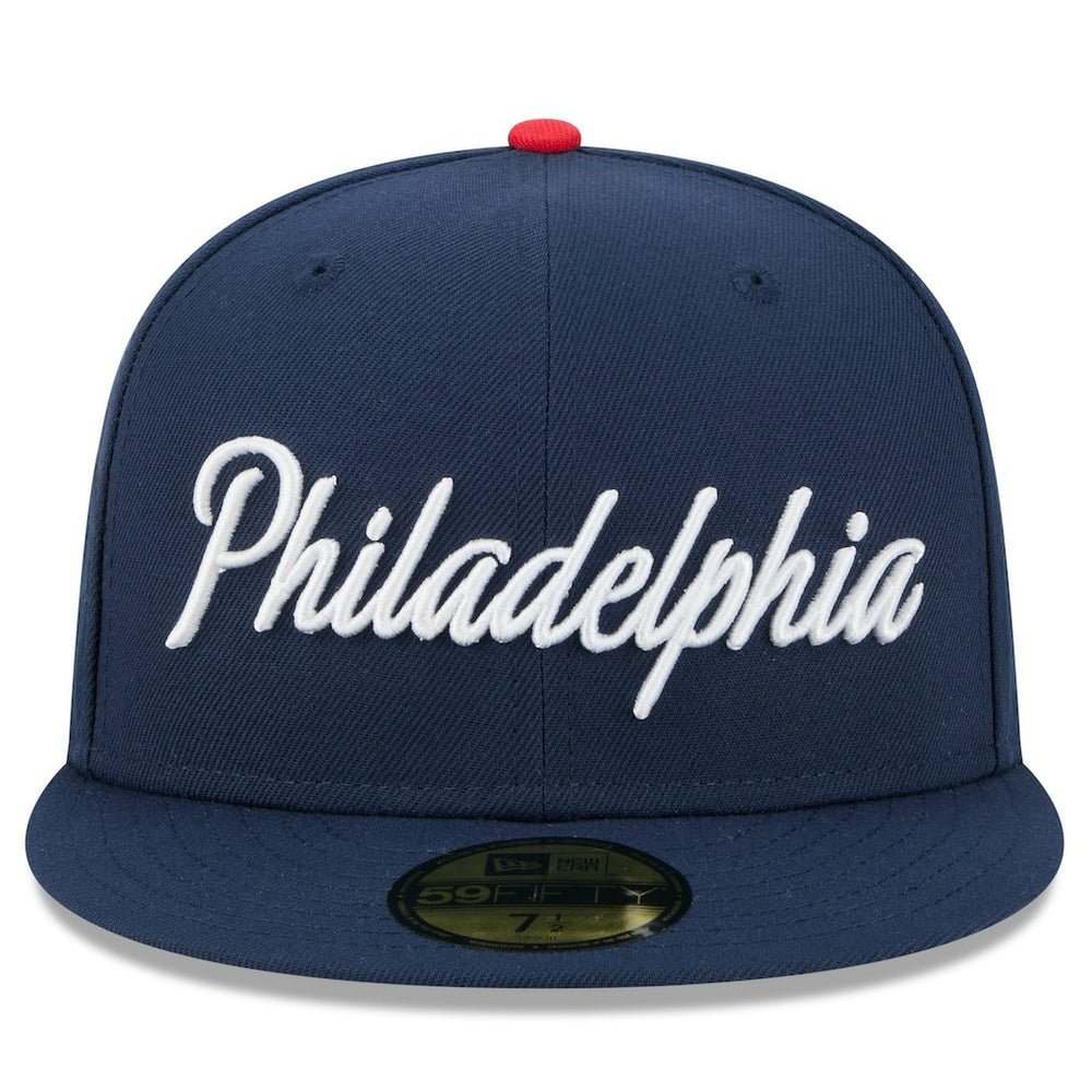 Philadelphia 76ers 2025/26 City Edition 59FIFTY Fitted Hat - Navy | New Era online