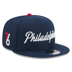 Philadelphia 76ers 2025/26 City Edition 9FIFTY Snapback Hat sale - Navy | New Era online