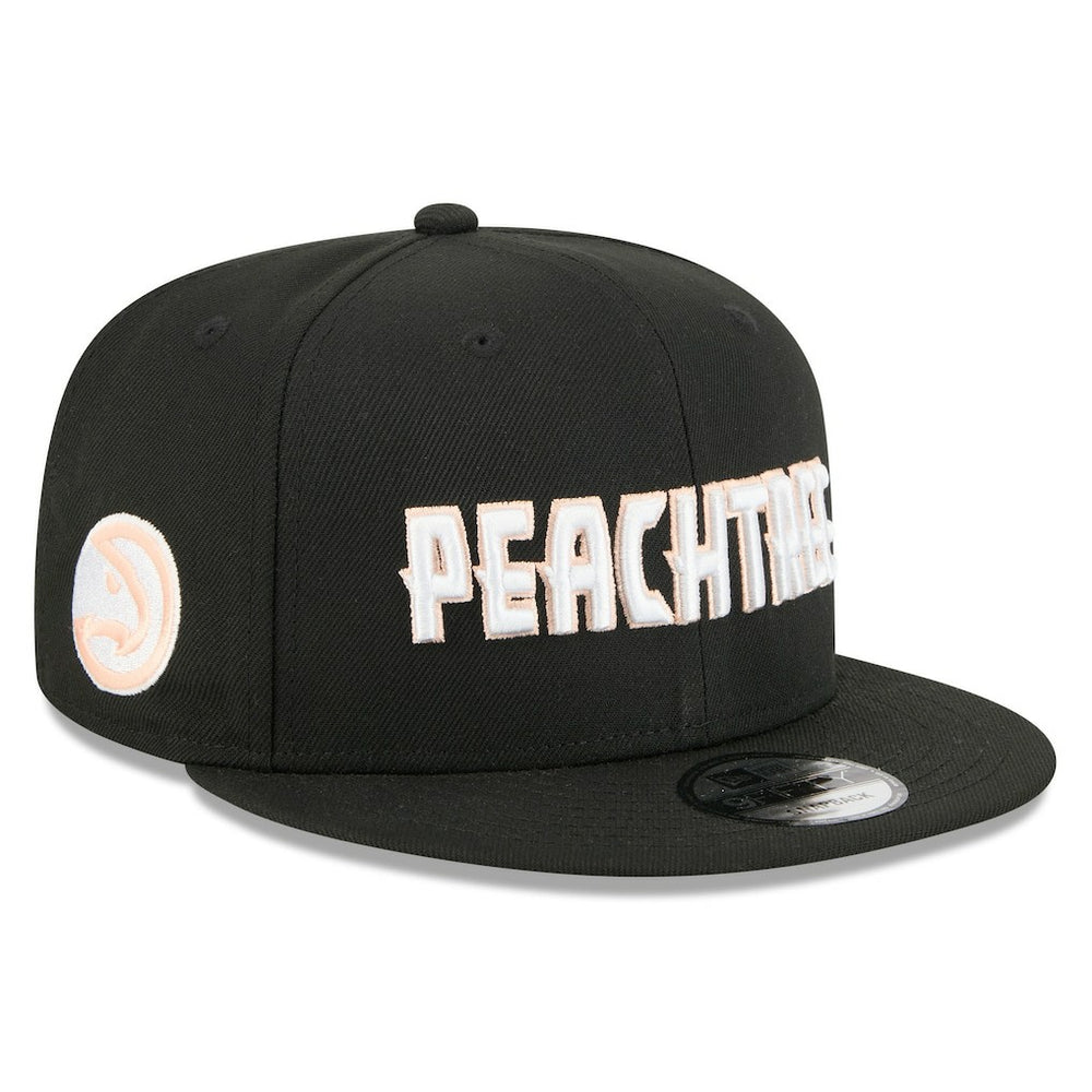 Atlanta Hawks 2025/26 City Edition 9FIFTY Snapback Hat - Black | New Era outlet
