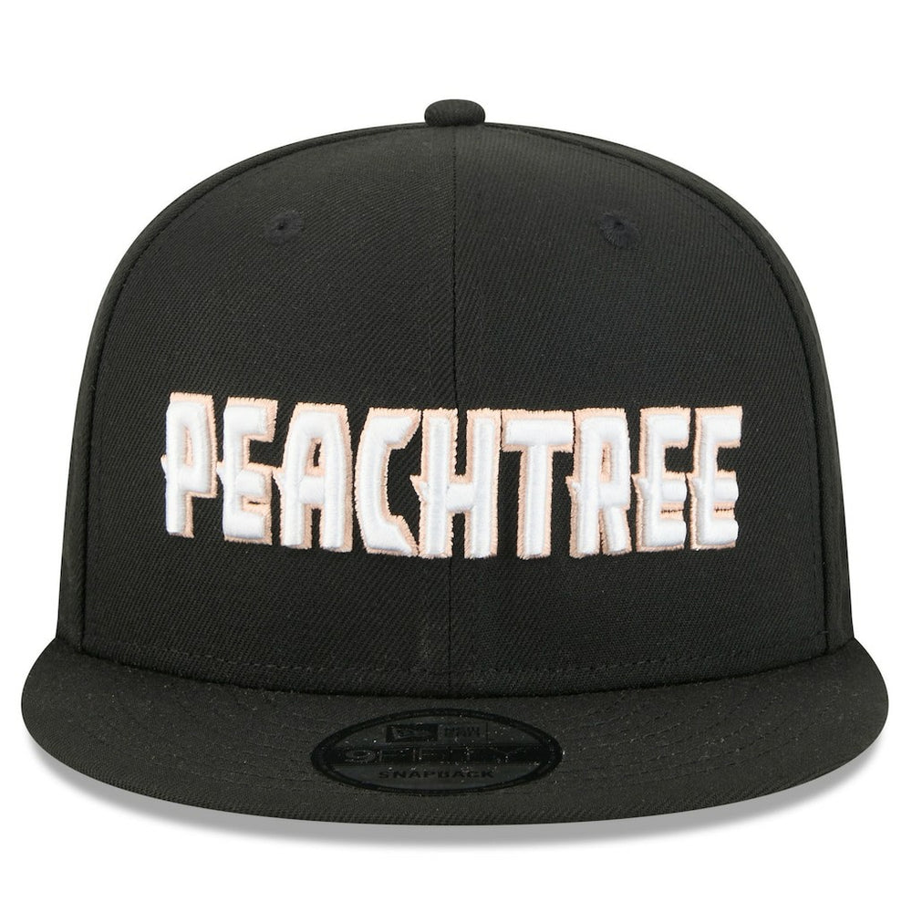 Atlanta Hawks 2025/26 City Edition 9FIFTY Snapback Hat - Black | New Era outlet