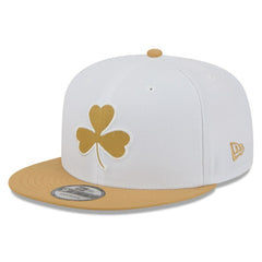 Boston Celtics 2025/26 City Edition 9FIFTY Snapback Hat - White/Gold | New Era discount