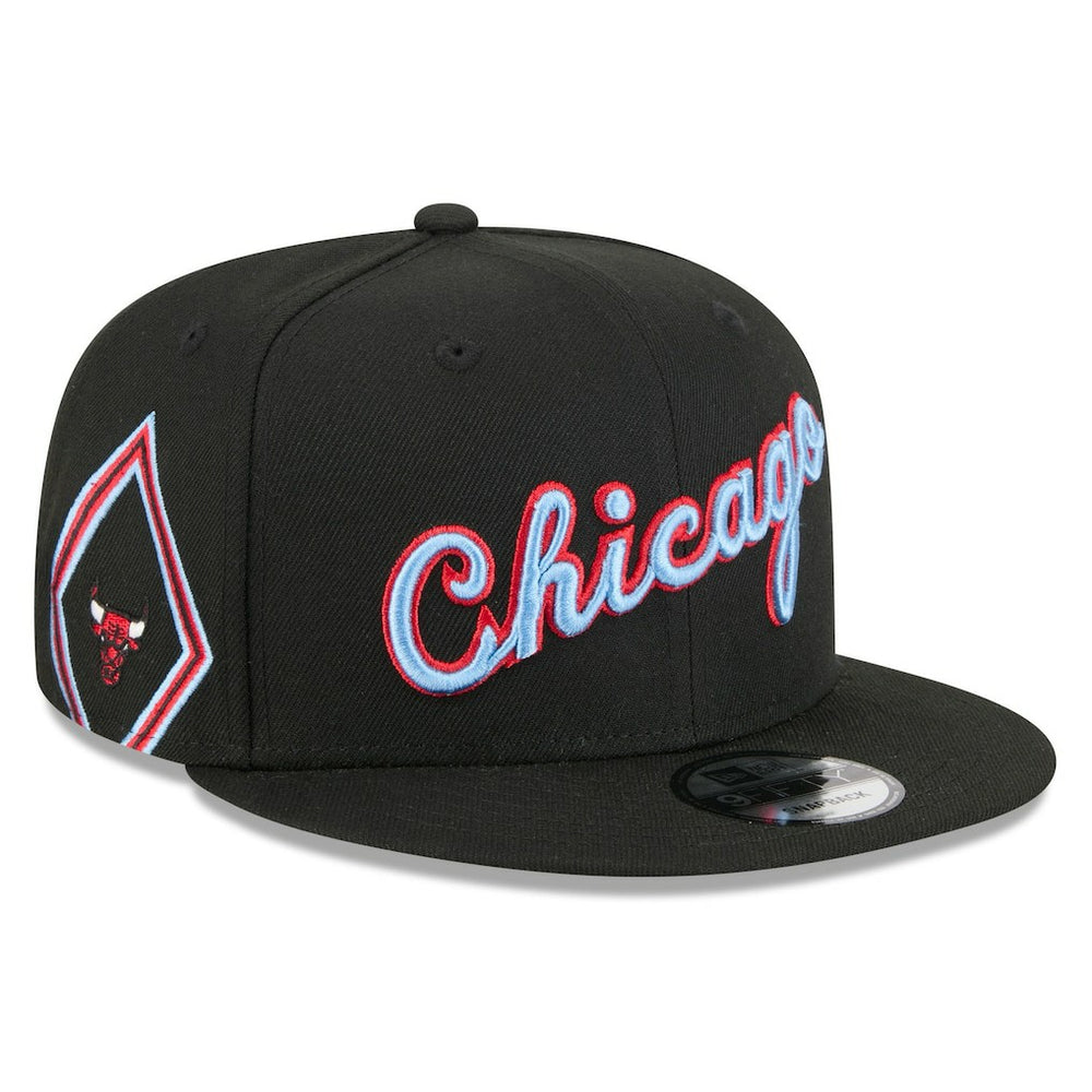 Chicago Bulls 2025/26 City Edition 9FIFTY Snapback Hat - Black | New Era outlet