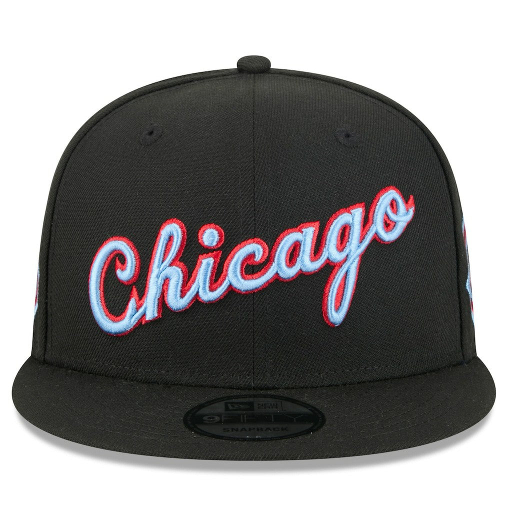Chicago Bulls 2025/26 City Edition 9FIFTY Snapback Hat - Black | New Era outlet