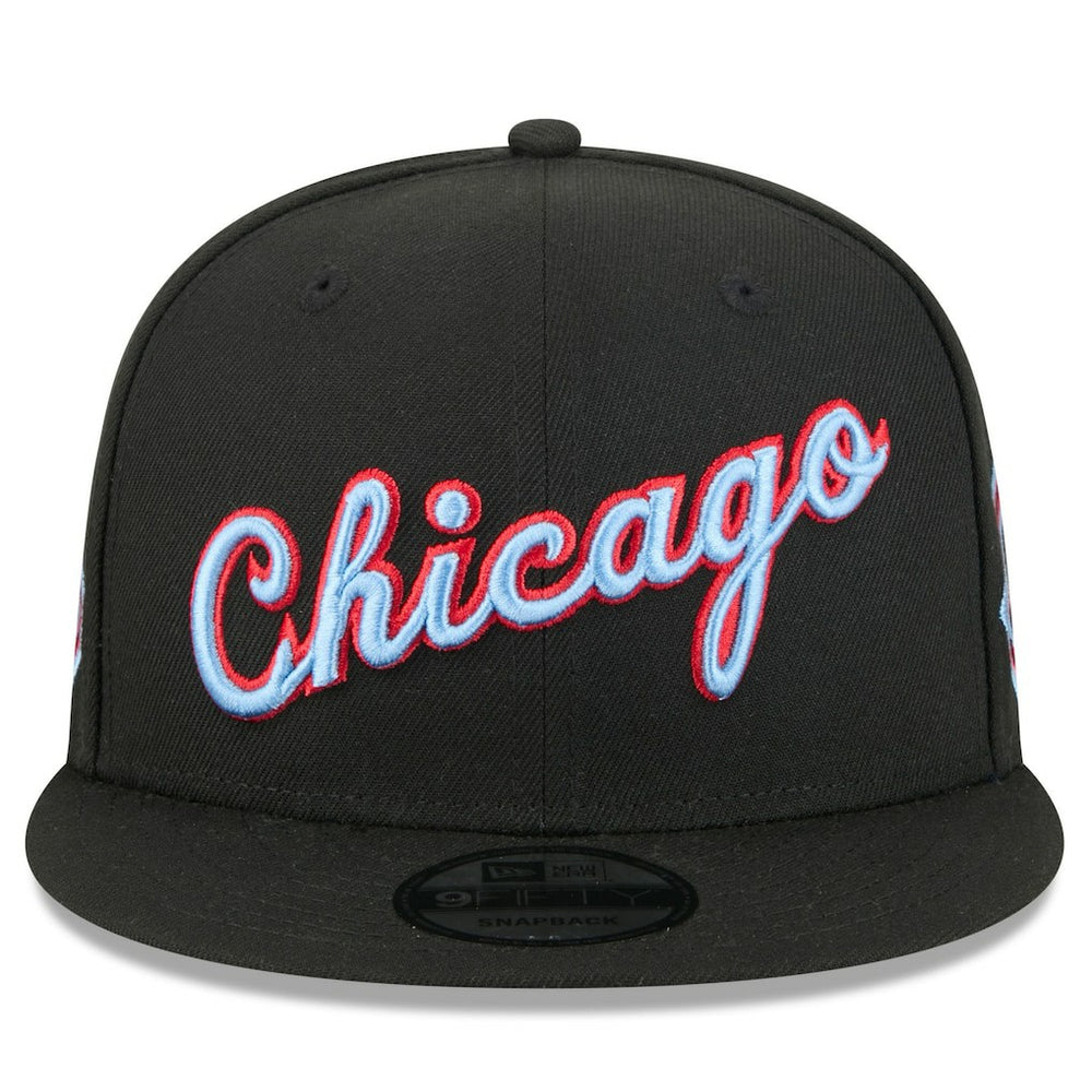 Chicago Bulls 2025/26 City Edition 9FIFTY Snapback Hat - Black | New Era outlet