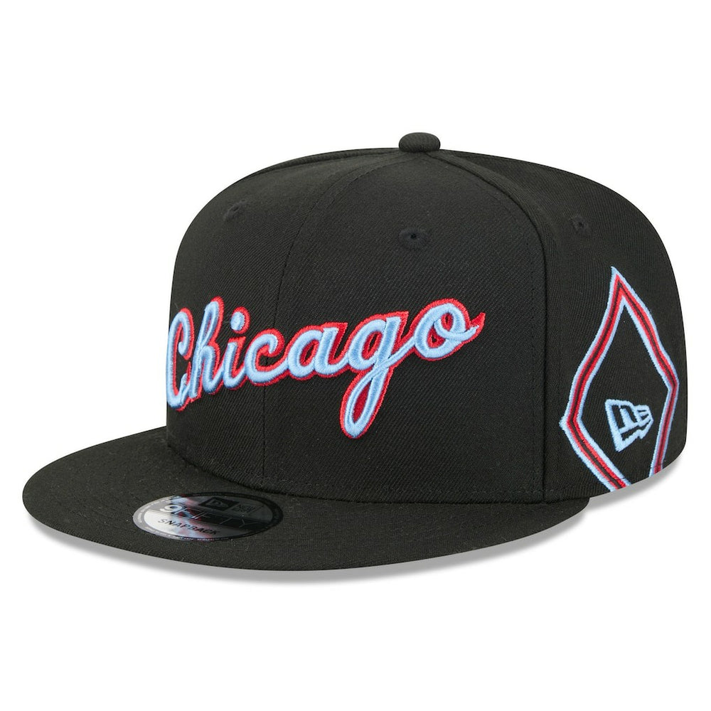Chicago Bulls 2025/26 City Edition 9FIFTY Snapback Hat - Black | New Era outlet