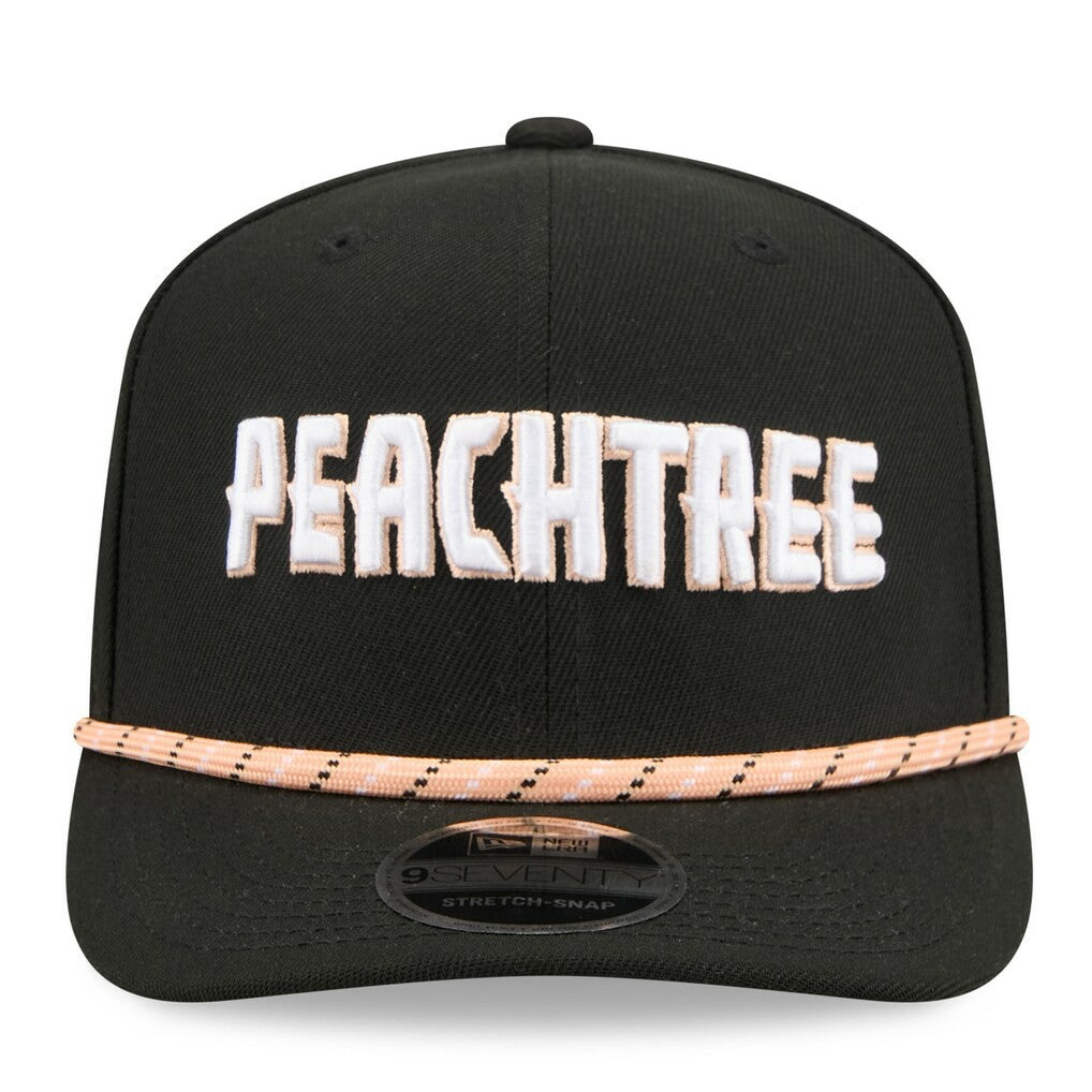 Atlanta Hawks 2025/26 City Edition 9SEVENTY Adjustable Hat - Black | New Era sale