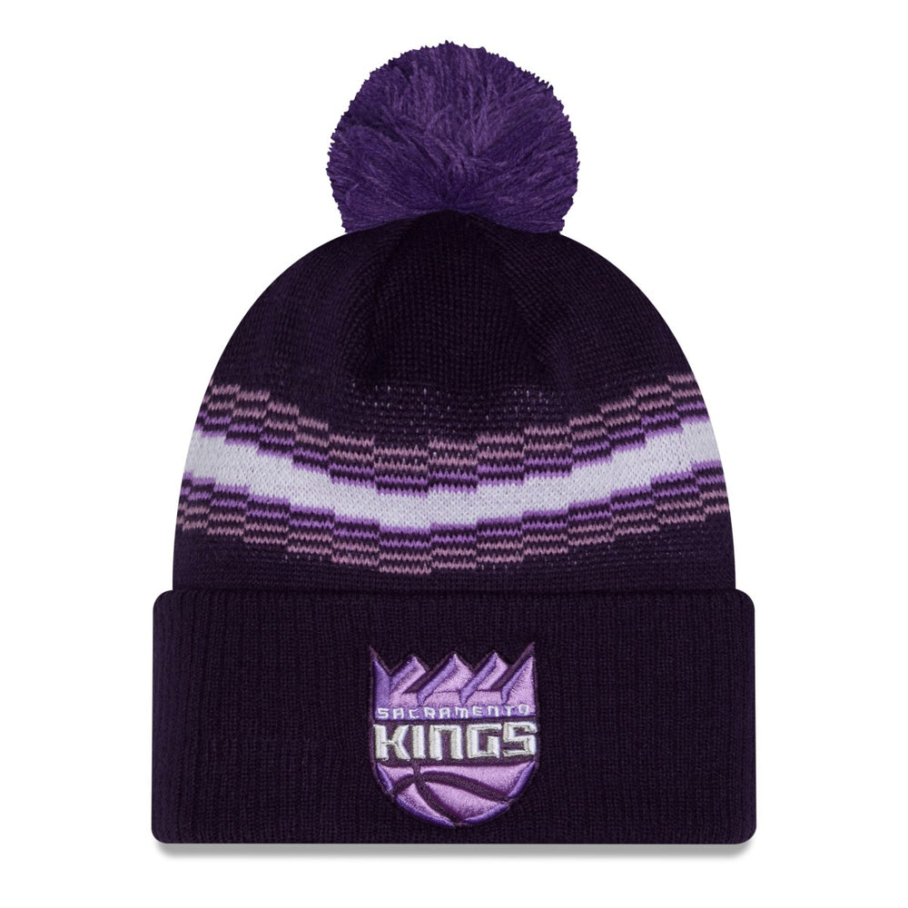 Sacramento Kings 2025/26 City Edition Cuffed Knit Hat with Pom - Purple | New Era discount