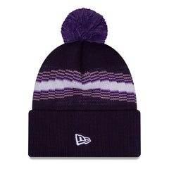 Sacramento Kings 2025/26 City Edition Cuffed Knit Hat with Pom - Purple | New Era discount