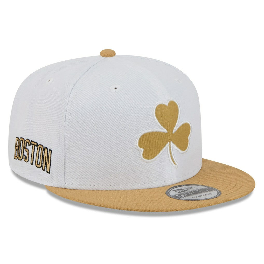 Boston Celtics Youth 2025/26 City Edition 9FIFTY Snapback Hat - White | New Era online