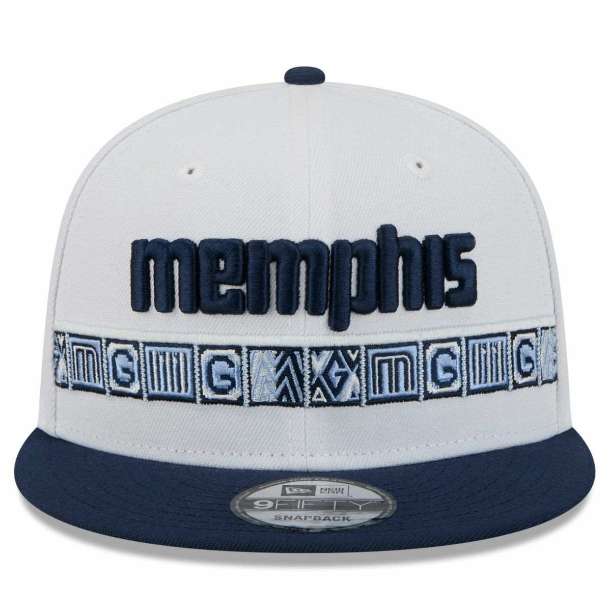 Memphis Grizzlies Youth 2025/26 City Edition 9FIFTY Snapback Hat - White/Navy | New Era outlet