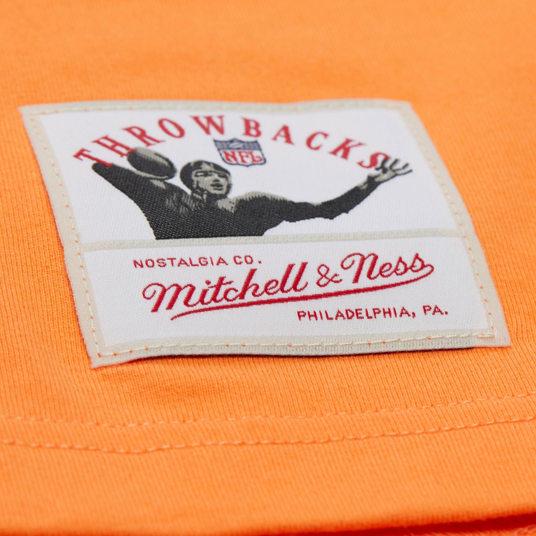 Tampa Bay Buccaneers Throw It Back Premium Vintage Logo T-Shirt - Orange on sale