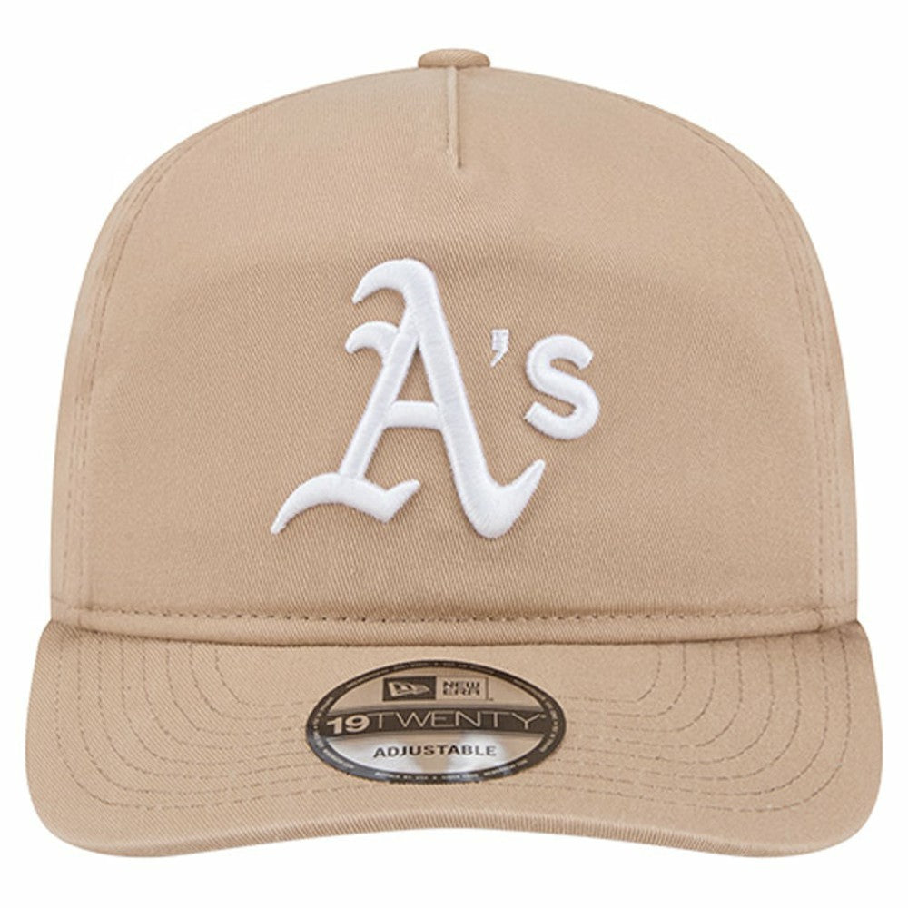 Athletics Cam 19TWENTY Adjustable Hat - Light Beige | New Era