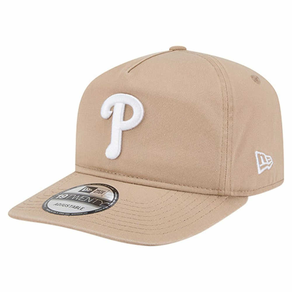 Philadelphia Phillies Cam 19TWENTY Adjustable Hat - Light Beige | New Era
