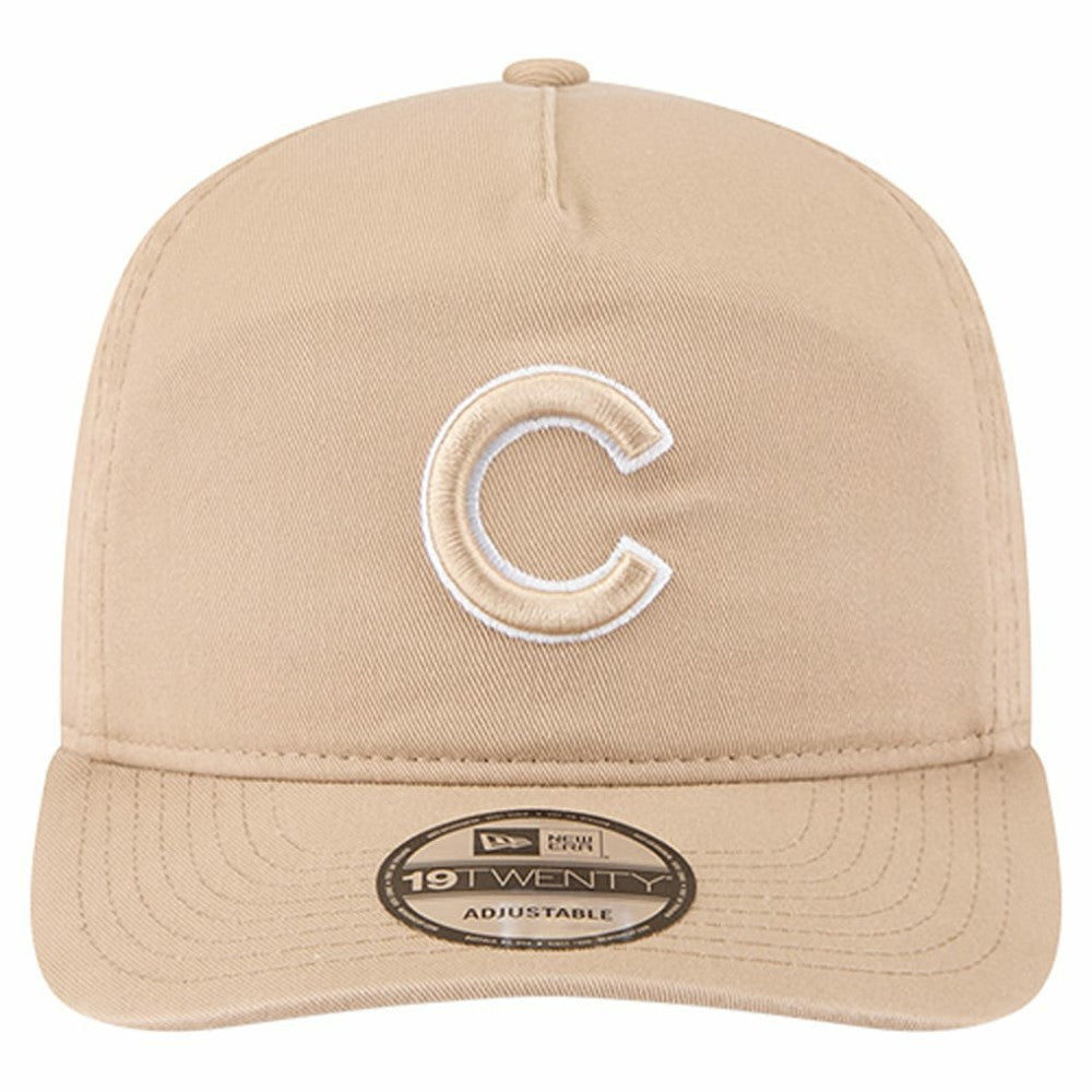 Chicago Cubs Cam 19TWENTY Adjustable Hat - Light Beige | New Era