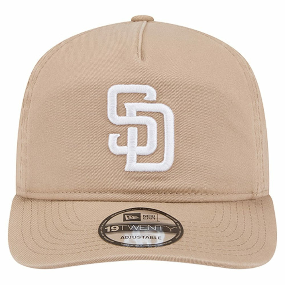 San Diego Padres Cam 19TWENTY Adjustable Hat - Light Beige | New Era