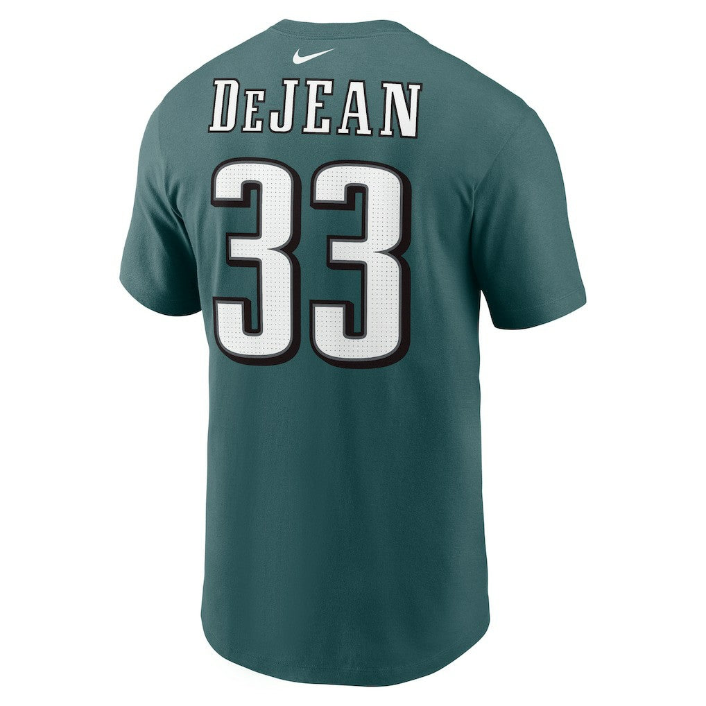 Cooper DeJean Philadelphia Eagles Player Name & Number T-Shirt - Midnight Green | Nike outlet