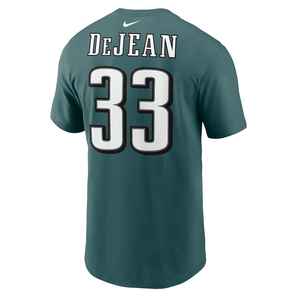 Cooper DeJean Philadelphia Eagles Player Name & Number T-Shirt - Midnight Green | Nike outlet