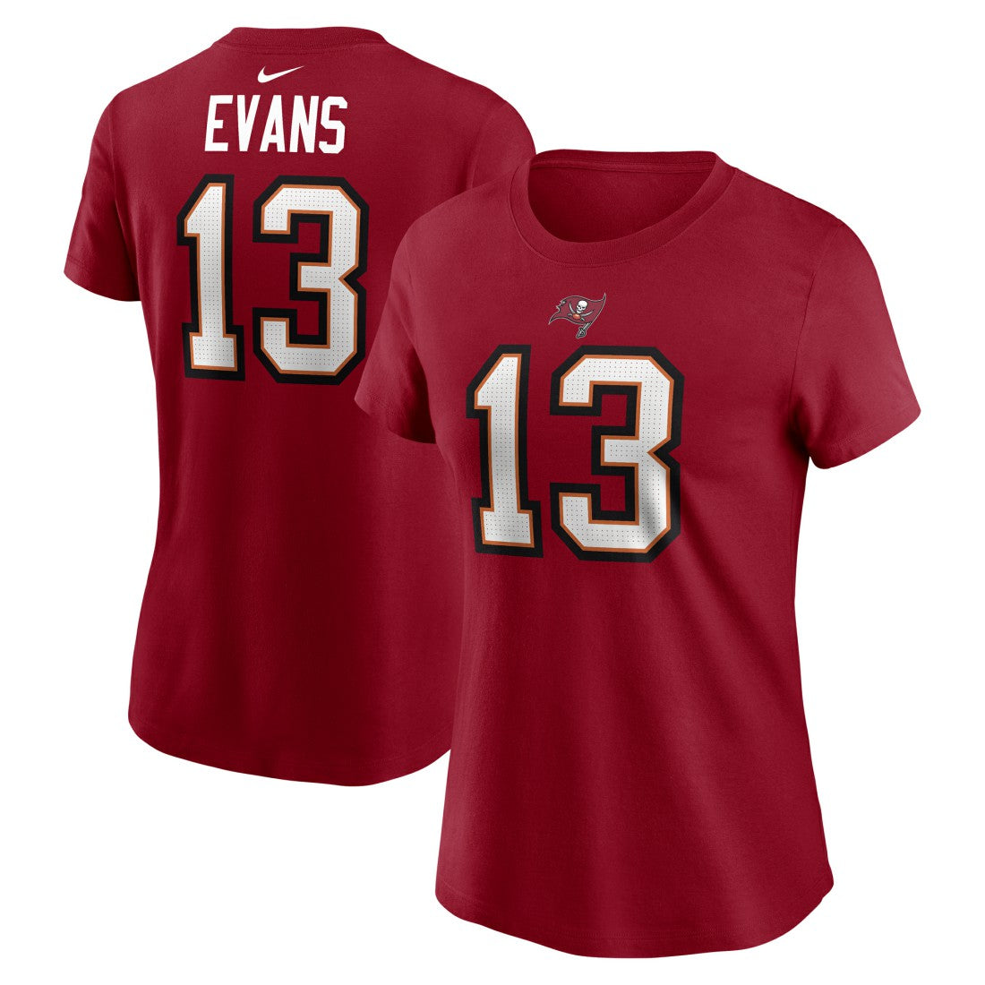 Mike Evans Tampa Bay Buccaneers Women's Player Name & Number T-Shirt - Red | Nike for sale