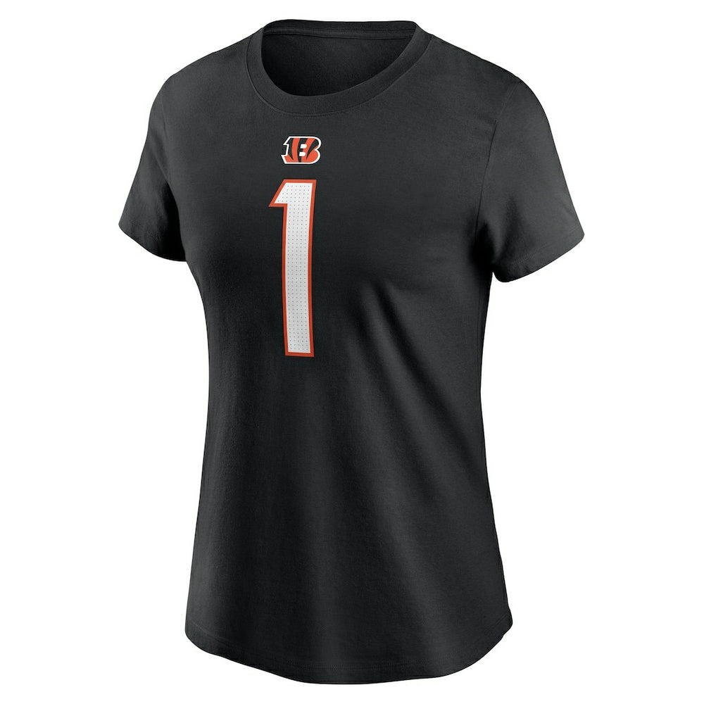 Ja'Marr Chase Cincinnati Bengals Women's Player Name & Number T-Shirt - Black | Nike online