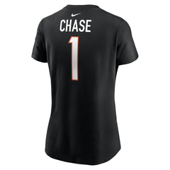 Ja'Marr Chase Cincinnati Bengals Women's Player Name & Number T-Shirt - Black | Nike online