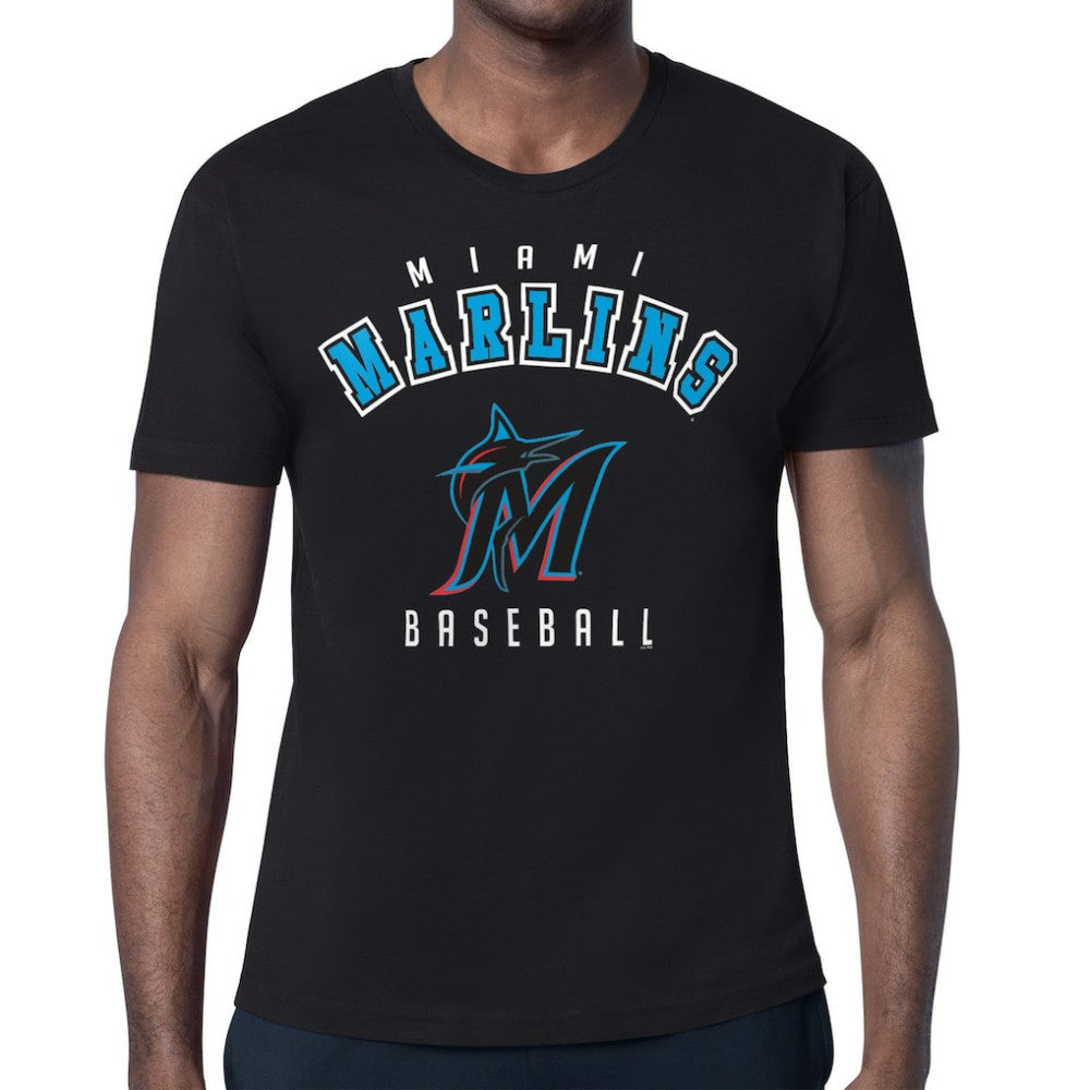 Miami Marlins Starter Team Logo T-Shirt - Black