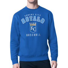 Kansas City Royals Starter Team Logo Fleece Pullover Sweatshirt - Royal