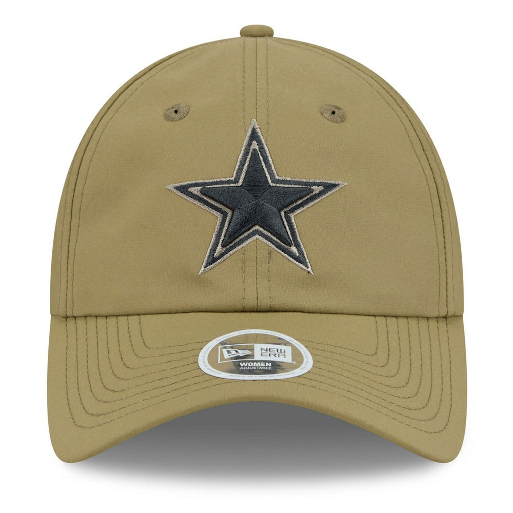 Dallas Cowboys New Era Women's 2025 Salute to Service Pony Tail Adjustable Hat - Green sale