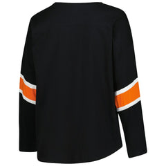 Cincinnati Bengals Women's Plus Size Redzone 3/4-Sleeve Scoop Neck T-Shirt - Black on sale
