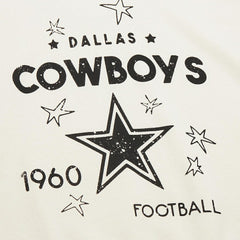 Dallas Cowboys Women's Plus Size Shooting Star Sweatshirt - Cream on sale