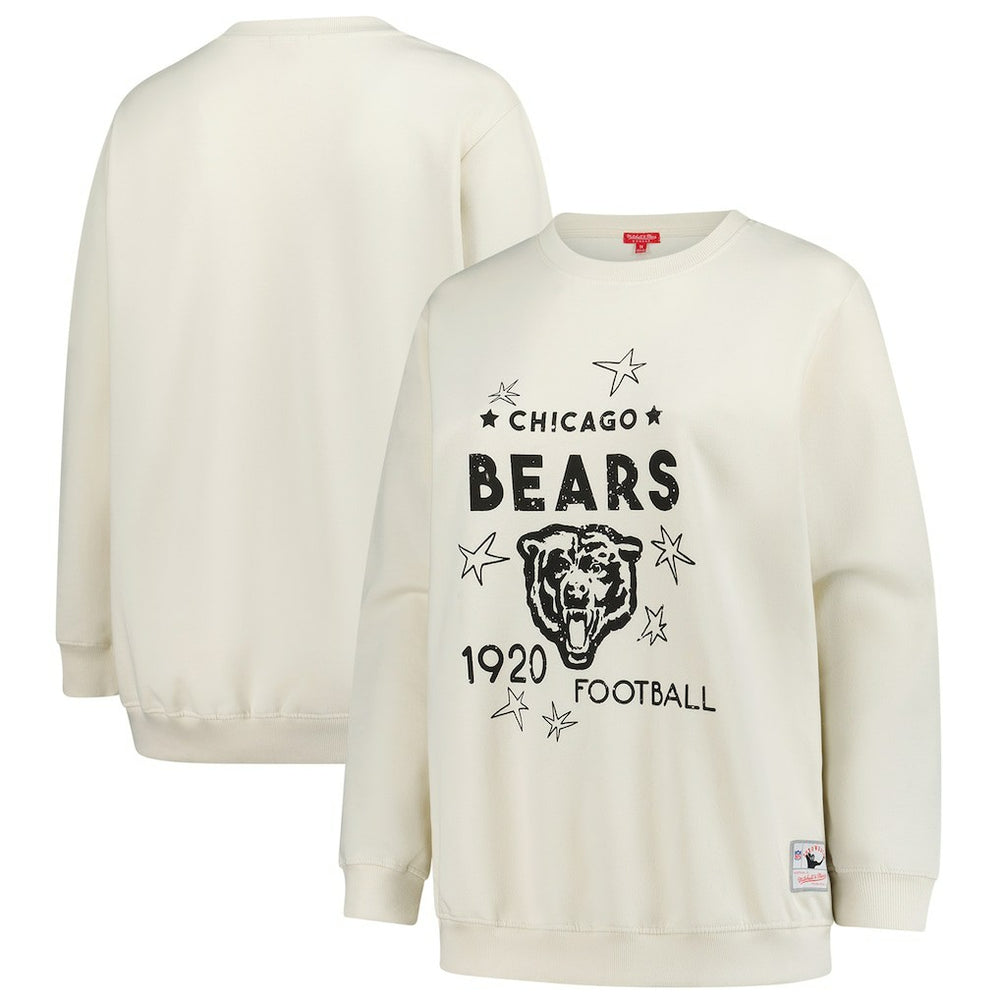 Chicago Bears Women's Plus Size Shooting Star Sweatshirt - Cream online