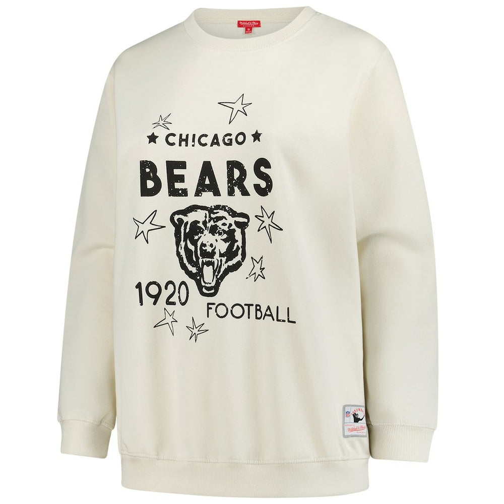 Chicago Bears Women's Plus Size Shooting Star Sweatshirt - Cream online