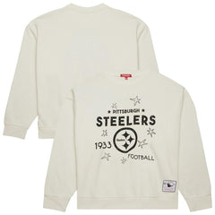 Pittsburgh Steelers Women's Plus Size Shooting Star Sweatshirt - Cream online